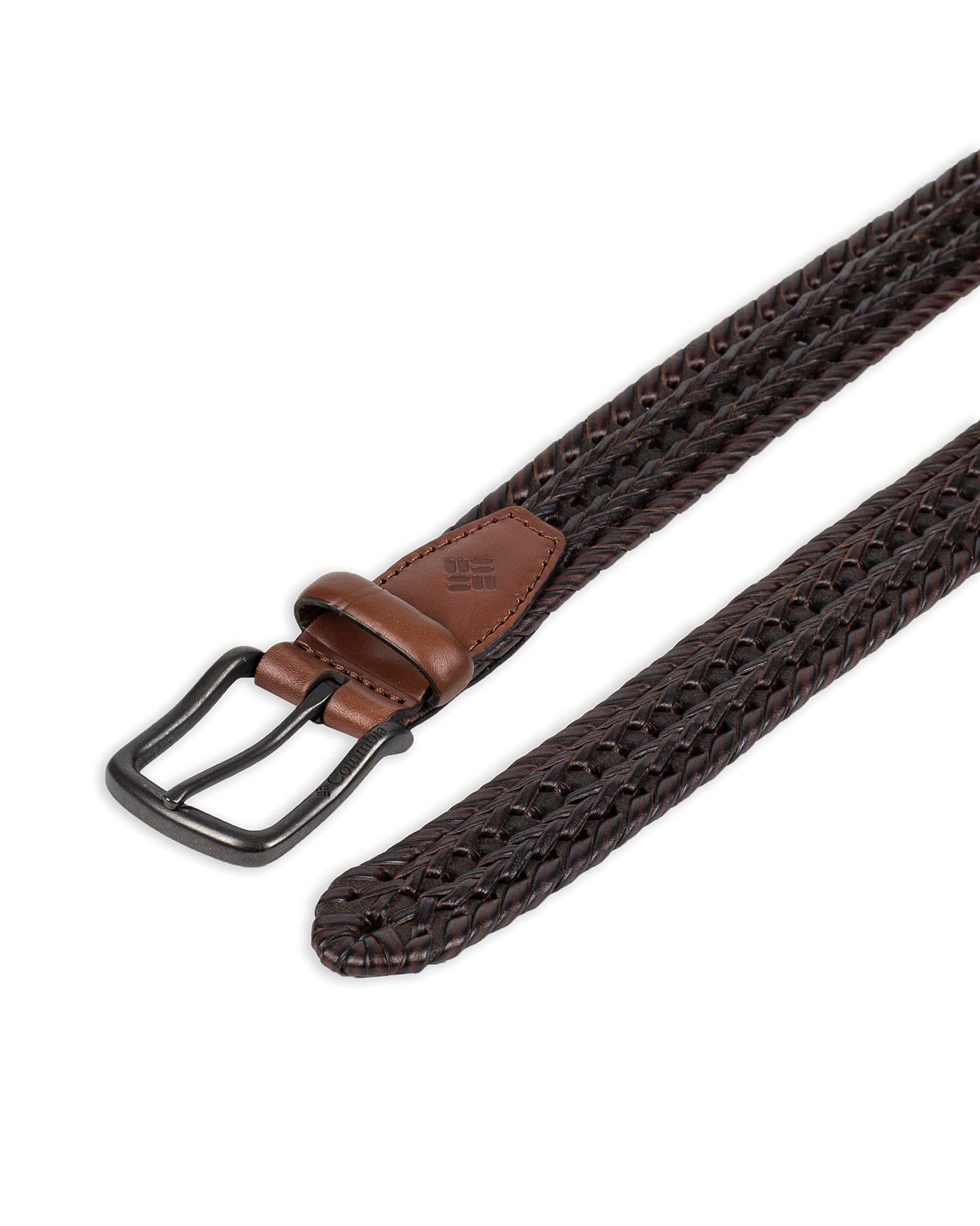Columbia Men's Braided Belt Accessory, tan, Small (32-34)