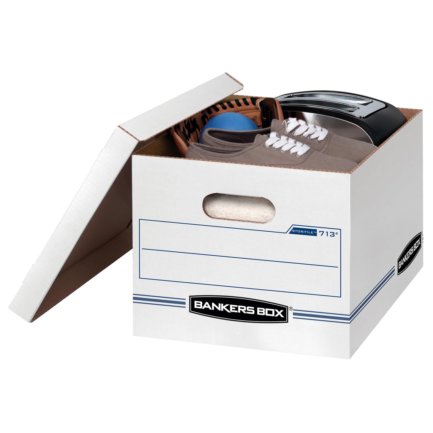 Bankers Box 30-Pack Basic Duty File Storage Boxes with Lids, Letter/Legal, Stor, (0071304)