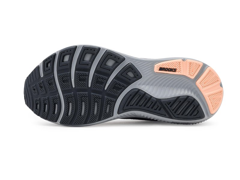Brooks Women's Ghost 17 Alloy/Blackened Pearl/Peach 11.5 Medium