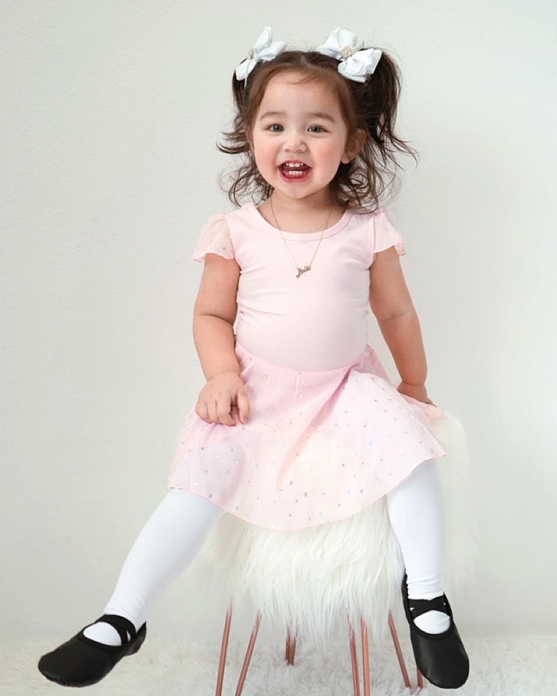 Stelle Girls' Ultra Soft Pro Dance Tight/Ballet Footed Tight(Toddler/Little Kid/Big Kid),WT,XL White