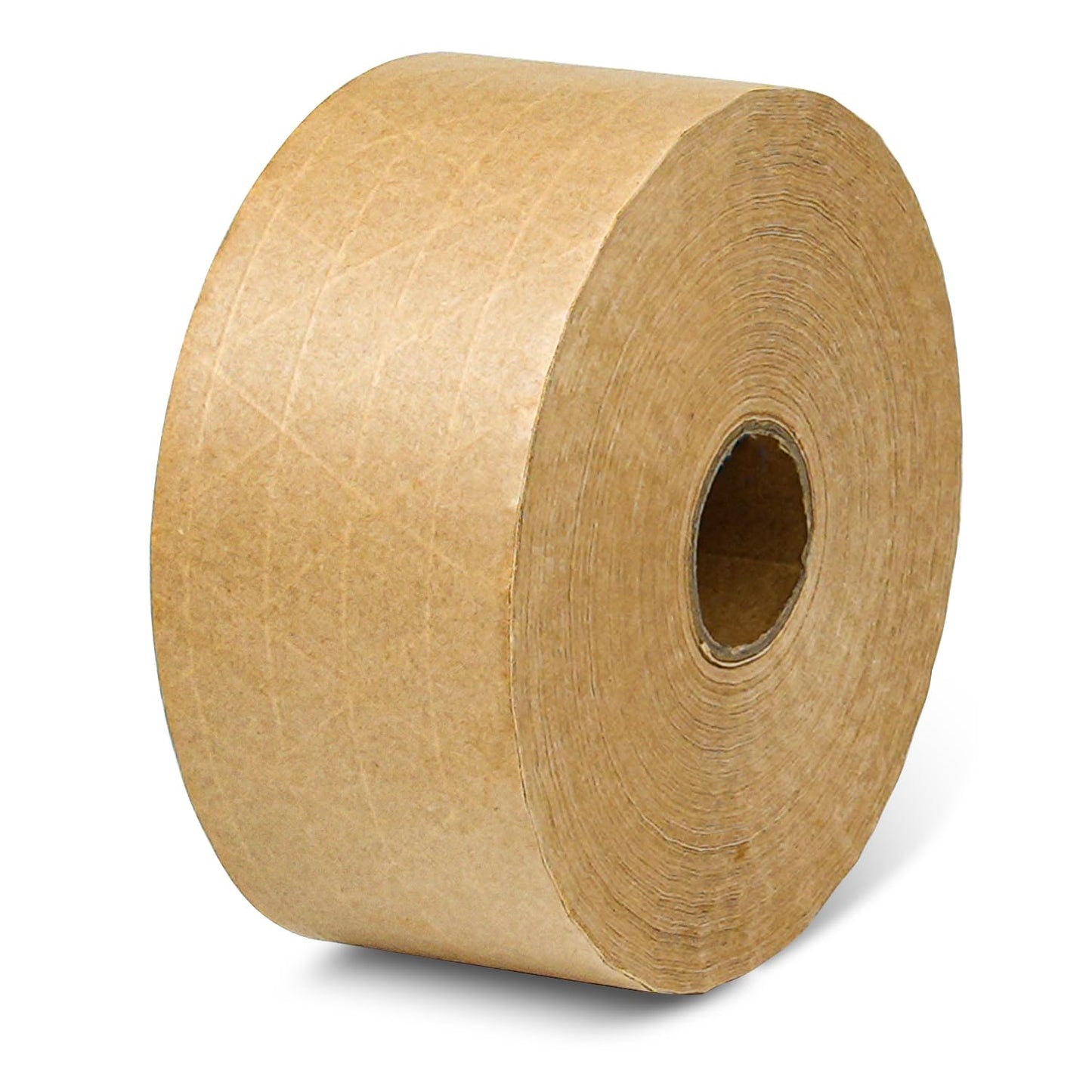 CHUANGWAY Water-Activated Kraft Paper Reinforced Tape, 1-Pack, 2.75 inches x 380 feet, for Heavy-Duty Secure Packaging and Shipping, Environmentally Friendly and Biodegradable