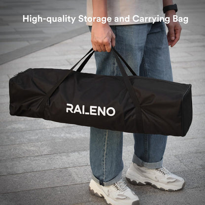 RALENO Softbox Lighting Kit, 20X20-Inch Photography Lighting Kit with LED Bulbs(60W | 5500K | CRI>97 | 3m Cable) & 80'' Tall Light Stands, Soft Box for Recording/Portrait Photography | Model: PS70