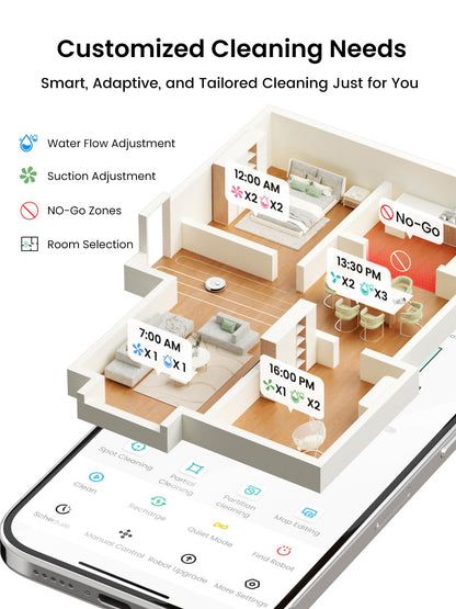 Lefant LiDAR Robot Vacuum and Mop, 450ml Visible Dustbin, Upgraded 190° PSD Obstacle Avoidance, Customized Cleaning, Multi-Floor Mapping, 150 Mins Runtime, WiFi/Alexa/APP, Pet Hair & Carpets, M330 Pro