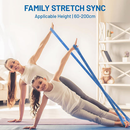 Slim Panda Stretch Strap, Multi-Loop for Physical Therapy,Elastic Yoga Stretching Strap for Dance,Yoga, Pilates & Gymnastics Exercise, Ballet Stretching Band for Flexibility, Leg Stretching