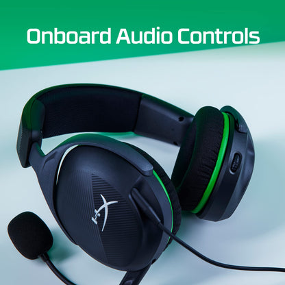 HyperX CloudX Stinger 2 Core - Gaming Headset for Xbox, Lightweight Over-Ear headsets with mic, Swivel-to-Mute Function, 40mm Drivers - Black