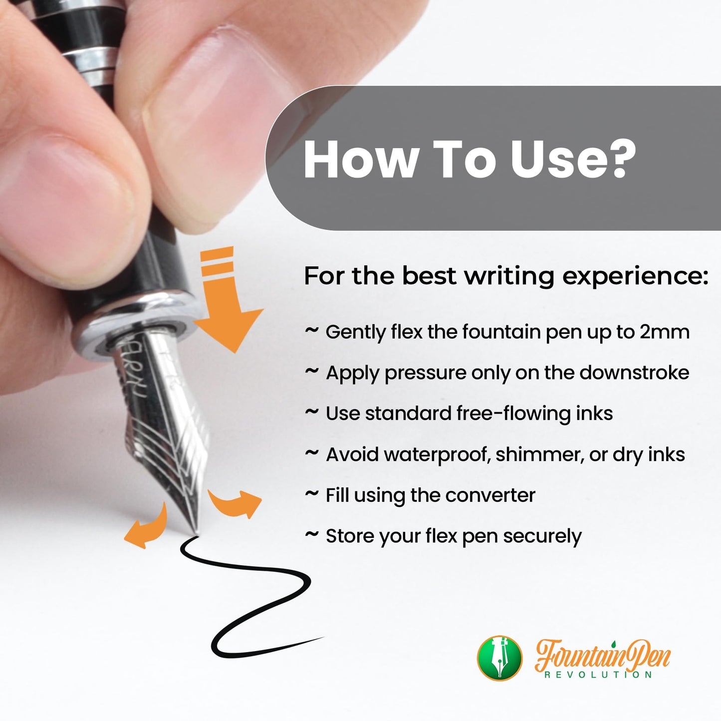 Jaipur V2 Piston Filled Refillable Fountain Pen - Brown Ultra Flex Cursive Pen w/Stainless Steel Nib - Luxury Pens w/Acrylic Body & Ebonite Feed - Fountain Pens for Journaling & Calligraphy