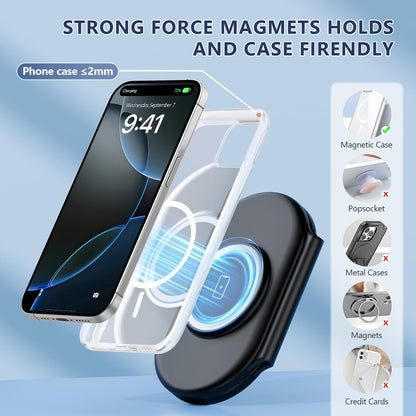 2025 Traveling Portable Wireless Mag-Safe Fast Charging Station,Magnetic 3 in 1 Charger for iPhone 17 16 15 14 13 12 Pro Max Plus,Apple Watch Series & Air pods 4 3 2 Pro-Gifts for Family