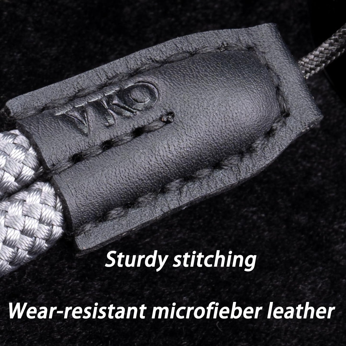 VKO Camera Wrist Strap,Climbing Rope Wrist Straps,Tether Hand Strap for Point-and-Shoot, Mirrorless, Small Cameras Accessory-Black