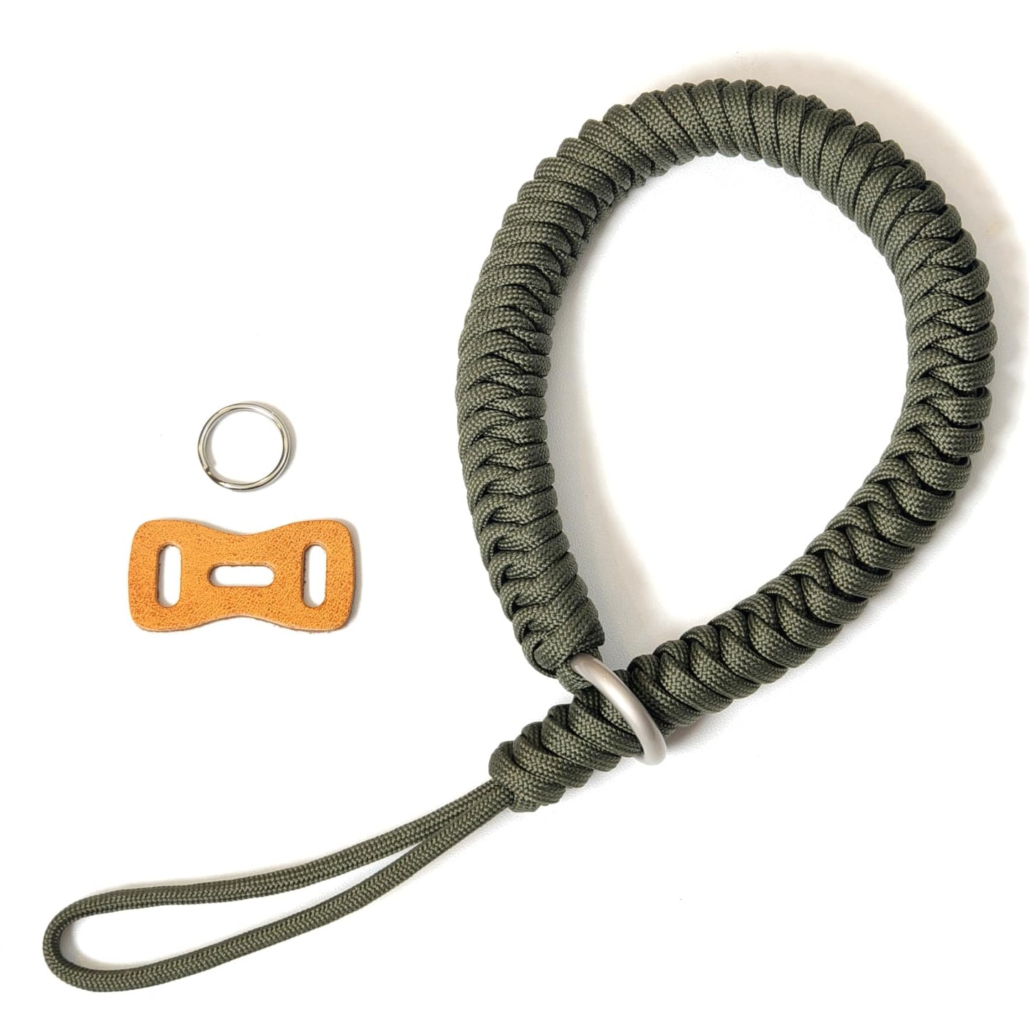 Noopel Camera Wrist Strap, Adjustable Braided Nylon Hand Strap, Anti-Slip Secure Design, Universal Fit for DSLR Mirrorless Cameras (Green)