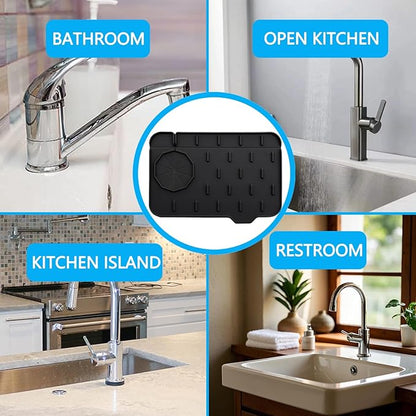 Mini Sink Splash Guard & Faucet Mat