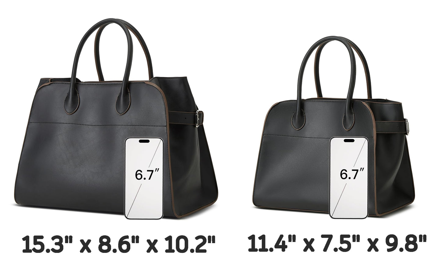 Leather Tote Bags for Women Large Tote Bag Retro Top-handle Bag Trendy Work Bag PU Leather Purse 2025