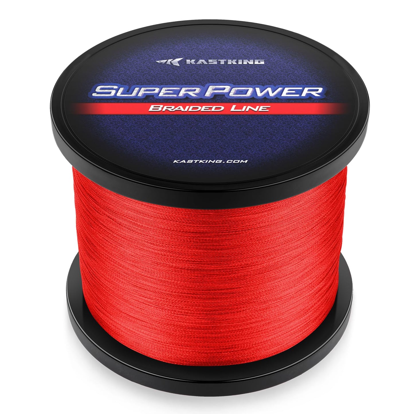 KastKing Superpower Braided Fishing Line, Red, 10LB, 500+47 Yds
