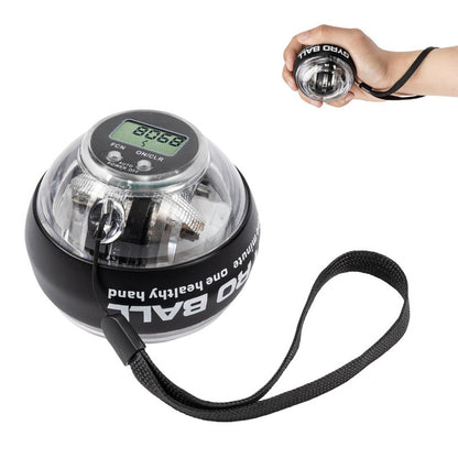 Torque Ball Hand Exerciser Auto-Start Wrist Power Gyro Ball with LED Lights Grip Strength Trainer, Forearm Strengthener, Hand Exerciser Devices, Wrist Strengthener, Colorful Lighting & Portable Case