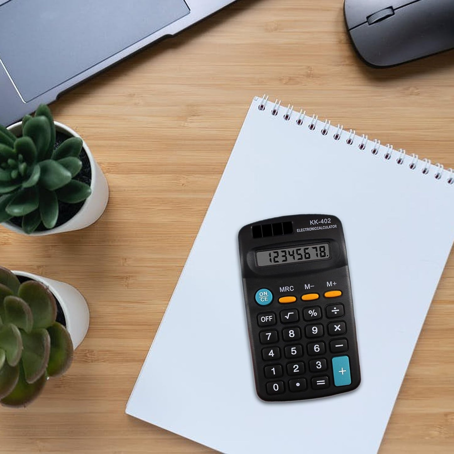 30 Pieces Pocket Size Mini Calculator Merkaunis Pocket Calculator Bulk Black Battery Powered Handheld 8 Digit Basic Calculators for School Desktop Home Kids Office