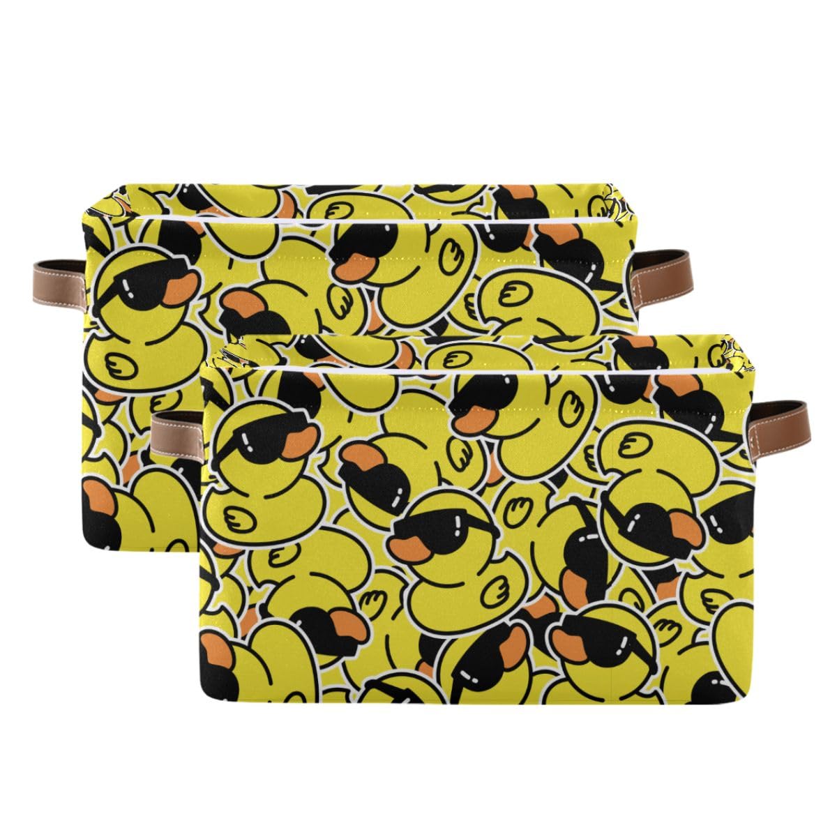 Duck Rectangular Storage Basket Organizer Bin Shelf Baskets For Clothes Gifts For Home Office Dorm