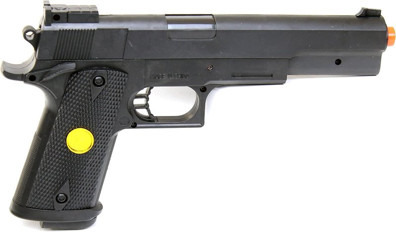 BBTac 1911 Dual Spring Airsoft Pistols - 2-Pack High Performance 260 FPS Handguns | Spring Powered for Target Shooting & Tactical Play