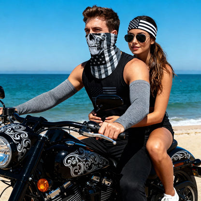 Breathable Neck Gaiter UPF 30+ Sun Protection Face Mask for Men & Women