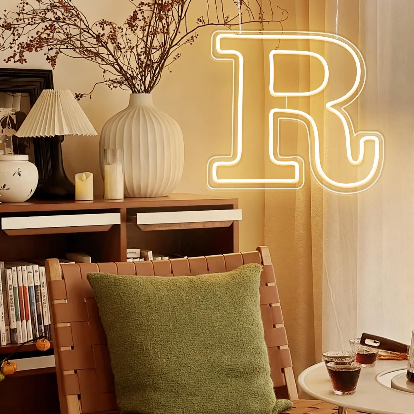 RumonZS Light Up Letters R LED Letters Lights Neon Sign 26 Alphabet 11.8"Decorative Lighted Alphabet for Wedding Party Birthday Bar Christmas Home Decor Letter Lights (Warm White)