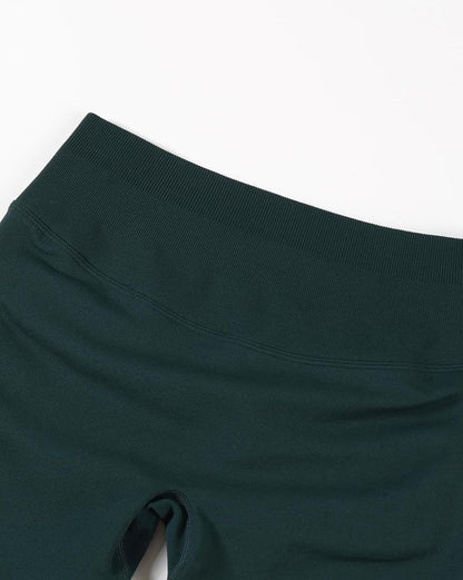 Aurola Women's Workout Shorts - No Roll Up, Squat Proof, Seamless Compression | Sizes 2.5-6.5