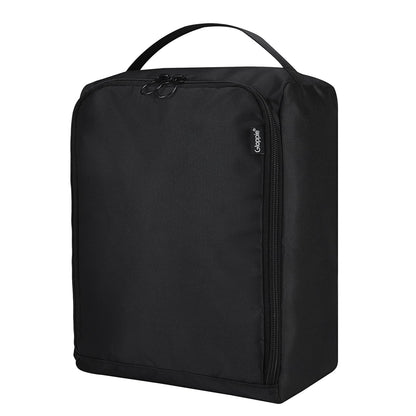 Gloppie Shoe Bags for Travel Shoe Pouch Portable Large Shoes Storage Bag for Men Women Shoe Organizer Black Shoe Packing Cubes for Travel Gym Sport Must Have for Business Trip Bolsa de Zapatos