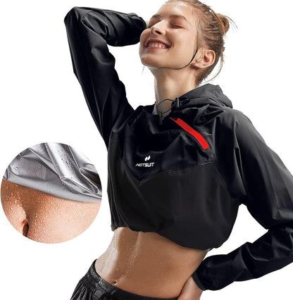 Sauna Suit for Women - Anti-Rip Sweat Jacket & Pants for Weight Loss | Odorless Workout Gear