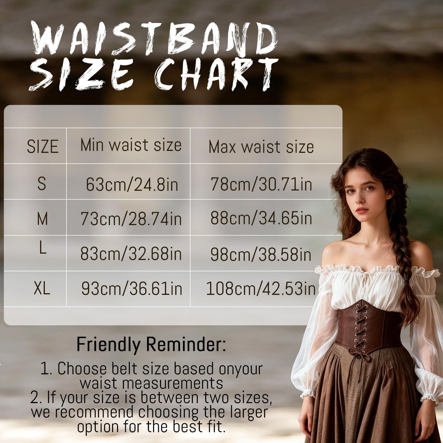 Renaissance Belt Pouch Corset Waistband Magic Potion Bottle Skirt Hike Steampunk Costume Accessory(Brown-A, X-Large)