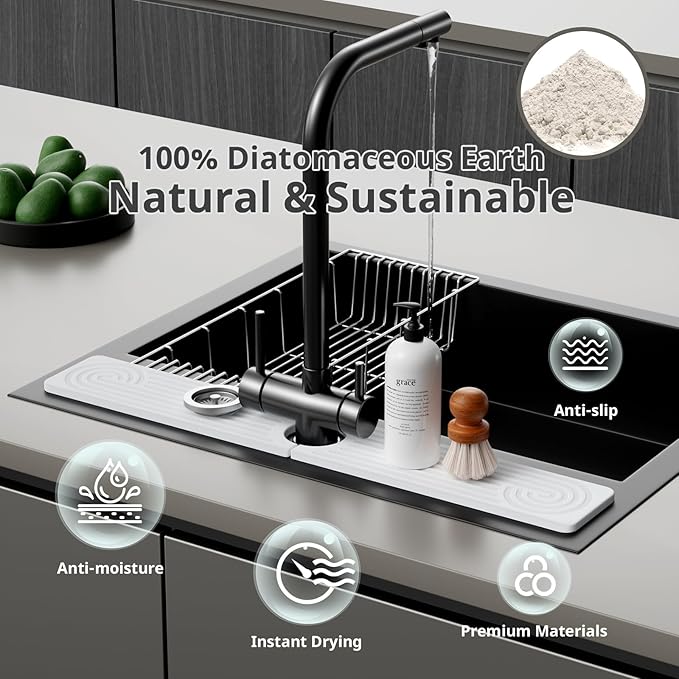 Quick Dry Sink Splash Guard