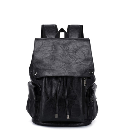 Sweetovo Leather Backpack for Women, Fashion Anti Theft Backpack Water Resistant Travel Daily, Black