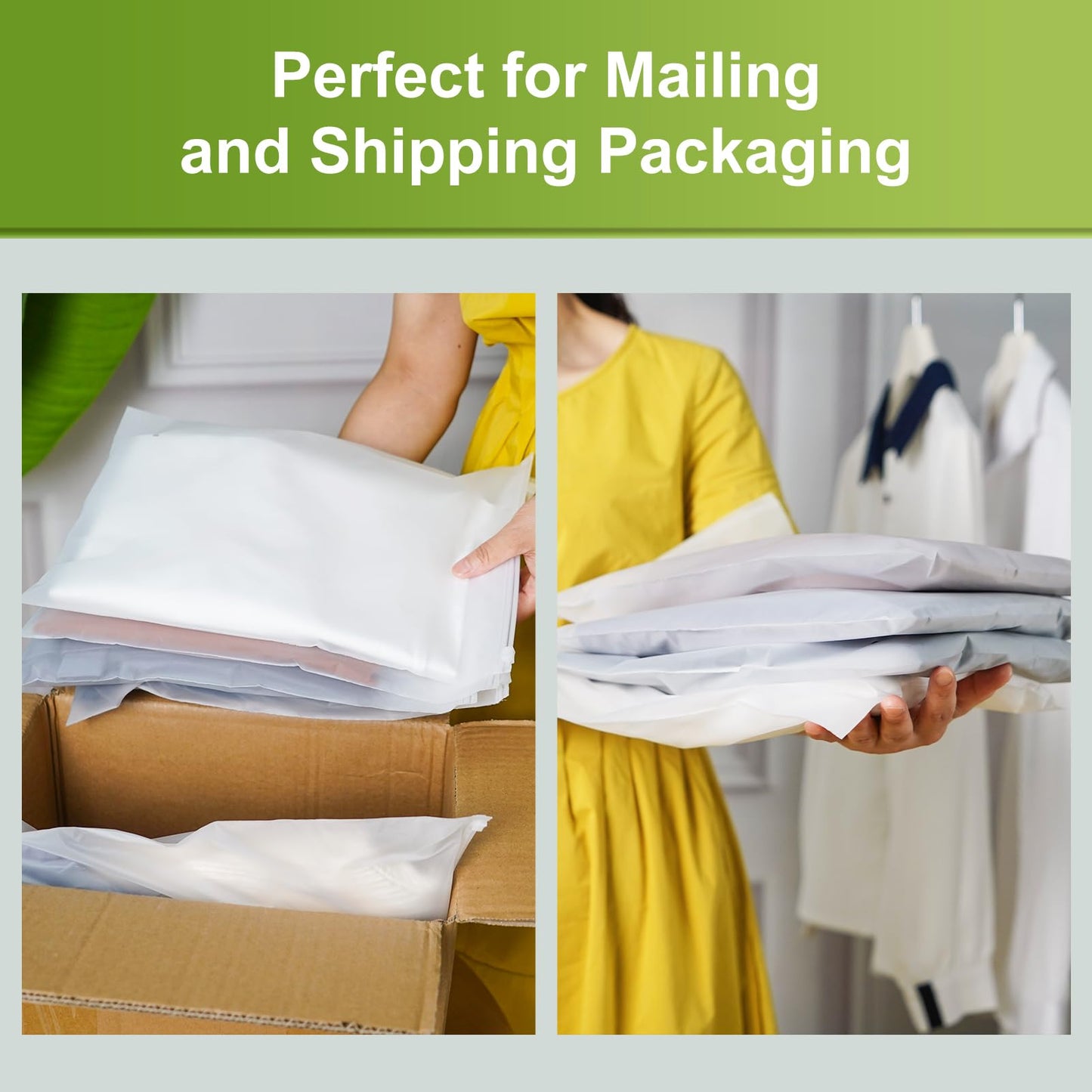 Dllxumm Frosted Zipper Plastic Bags for Clothes, 50 Pcs 12x16 Inch Reclosable Zip Slider Bags for Packaging T-Shirt, Pants, Document, Sweaters & Shipping, 3 Mil with Vent Holes