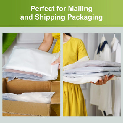 Dllxumm Frosted Zipper Plastic Bags for Clothes, 50 Pcs 12x16 Inch Reclosable Zip Slider Bags for Packaging T-Shirt, Pants, Document, Sweaters & Shipping, 3 Mil with Vent Holes