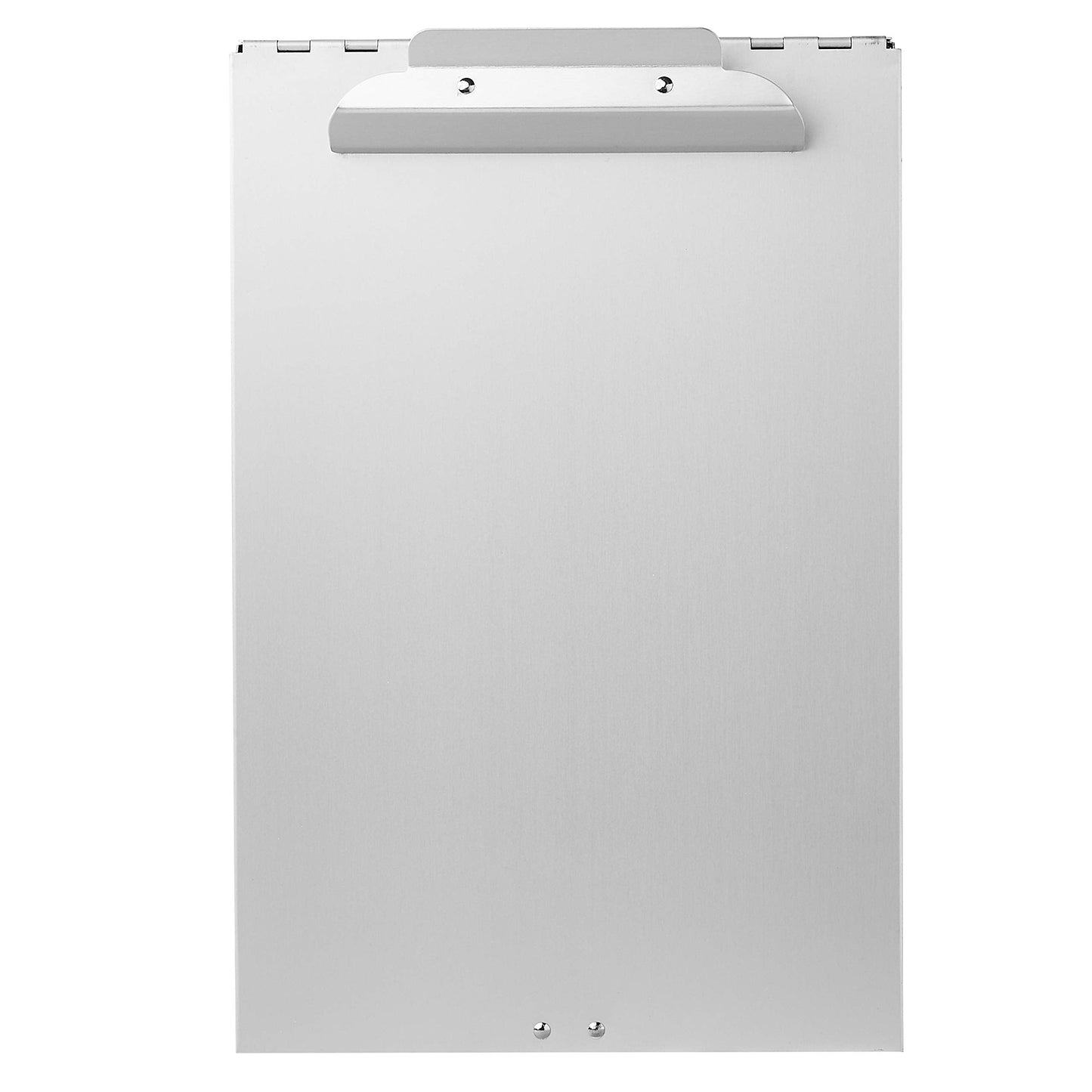 Amazon Basics Metal Clipboard with 2 Compartments, Letter Size, 250 Sheet Storage Capacity, Office Supplies, Silver, 14.09 x 9.21 x 2.6 inches
