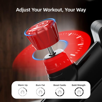 HARISON Exercise Bike for Home, Magnetic Indoor Cycling Bike with Quiet Belt Drive, 380 lb Capacity Spin Bike, Adjustable Resistance Stationary Bike for Cardio Workout & Weight Loss
