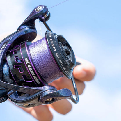 KastKing Destron Braided Fishing Line, Purple, 4 Stands, 20LB, 600Yds