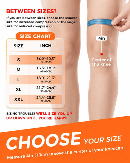 changenow Upgraded Medical-Grade Knee Brace for Women and Men,[Ultra Breathable & V-Straps] Knee Support with Side Stabilizers,for Meniscus Tear,Knee Pain,Arthritis,MCL,ACL Injuries-Knee Wrap(Large)