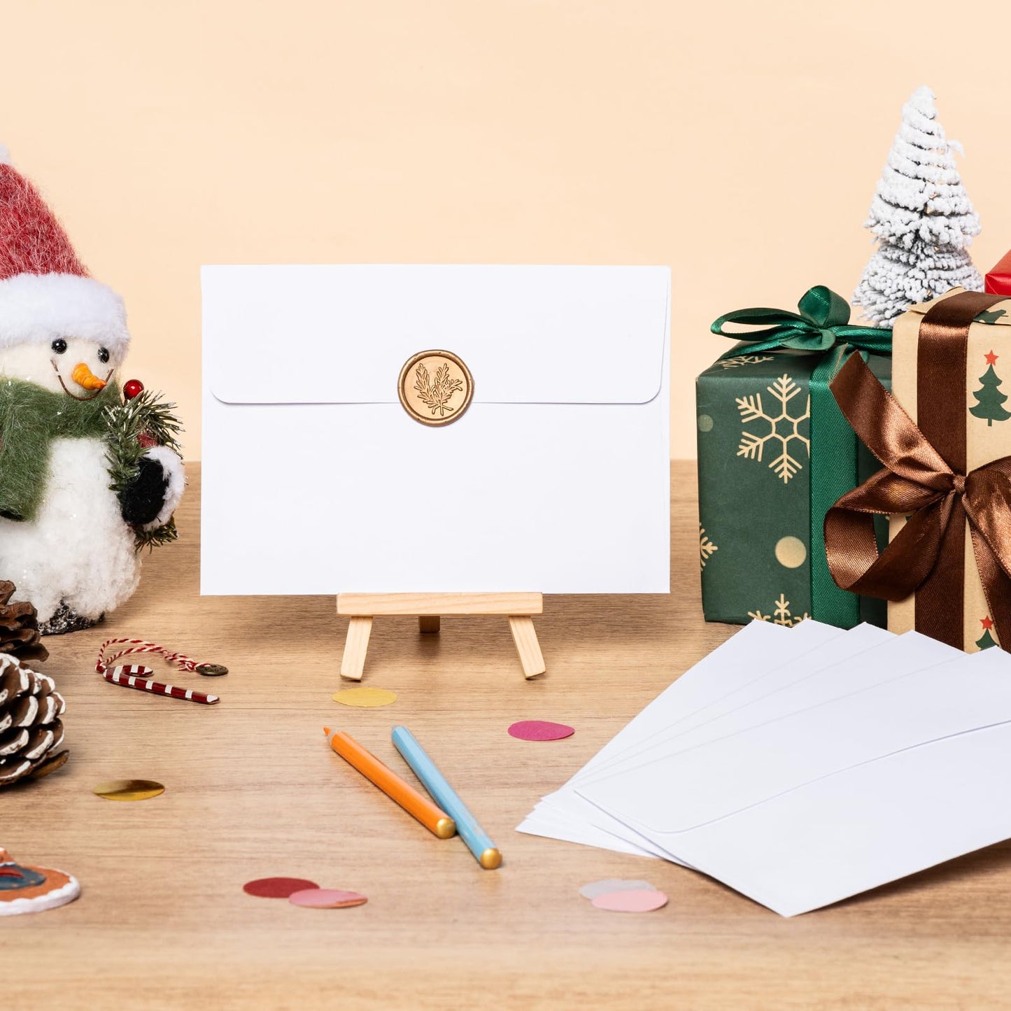 Ohuhu A7 Printable White 5x7 Envelopes 250 Pack - Bulk A7 5.25 x 7.25 Inches Self-Seal Envelopes for 5x7 Cards Christmas Cards Wedding Invitations, Photos, Graduation, Baby Shower