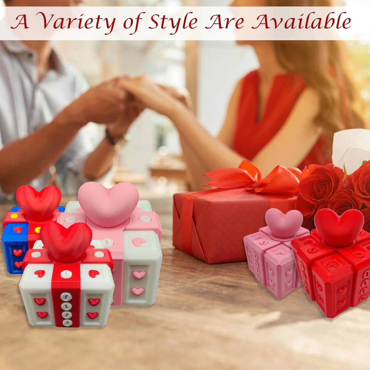 Annoying Gift Box with Screws, Annoying Present Prank Screw Box, Money Card Container Novelty Box, Take Apart Puzzle Surprise Funny (All Pink-Medium Size)