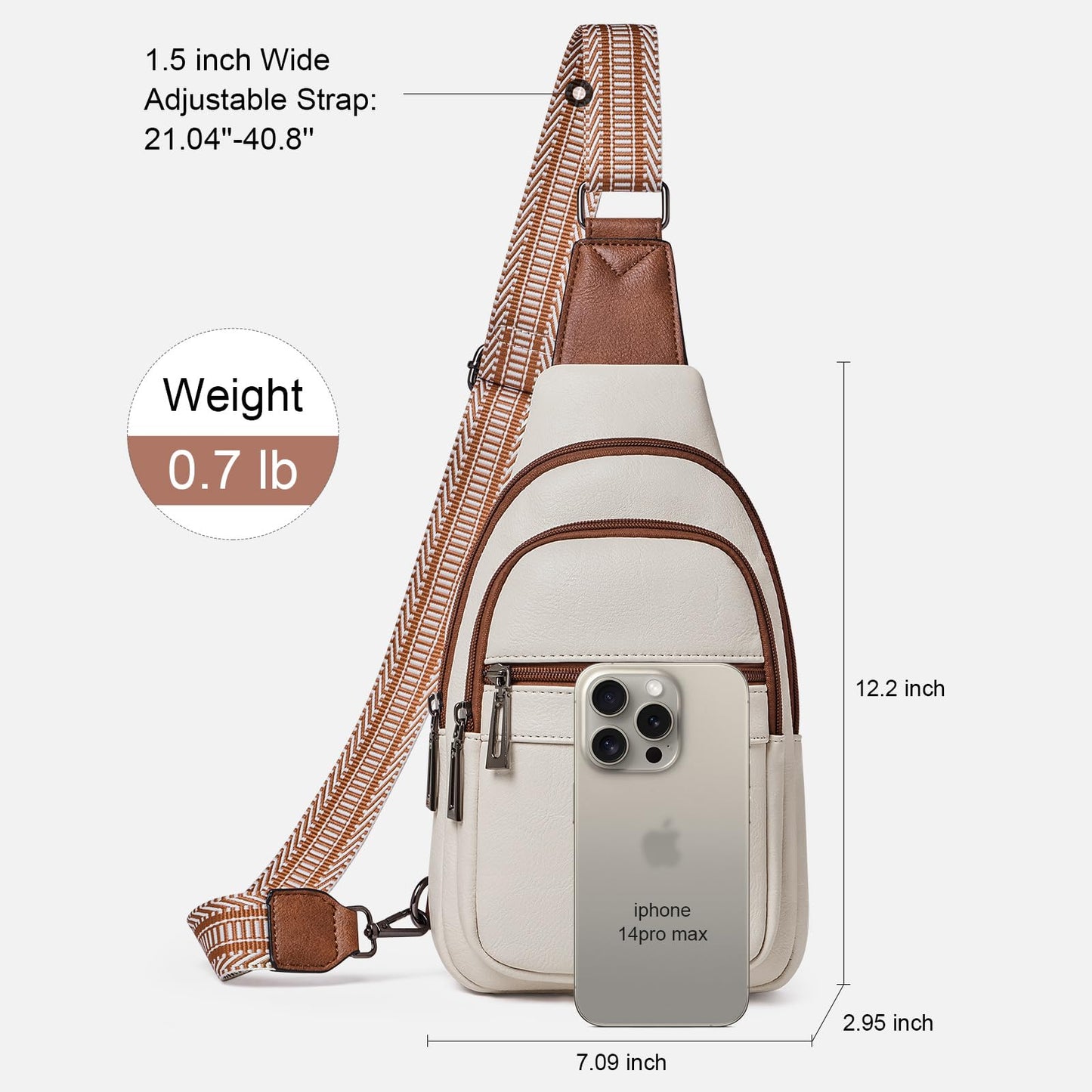 cakang sling bag crossbody bags for women trendy fanny packs belt bag leather womens Shoulder crossbody purses cross body bag woman ladies sling bags small backpack Travel