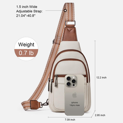 cakang sling bag crossbody bags for women trendy fanny packs belt bag leather womens Shoulder crossbody purses cross body bag woman ladies sling bags small backpack Travel
