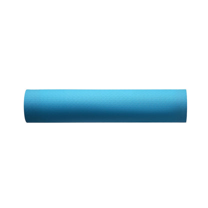 Amazon Basics 0.25-inch Thick TPE Exercise Yoga Mat with Carrying Strap, Aqua