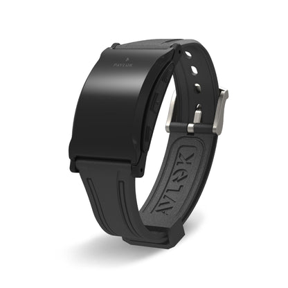 Pavlok 3 Sports (Black) – App-Controlled Silent Alarm & Habit Trainer Wearable – Chime/Vibration/Adjustable Zap – Includes Plus (Lifetime Access) – Steps & Sleep Tracking