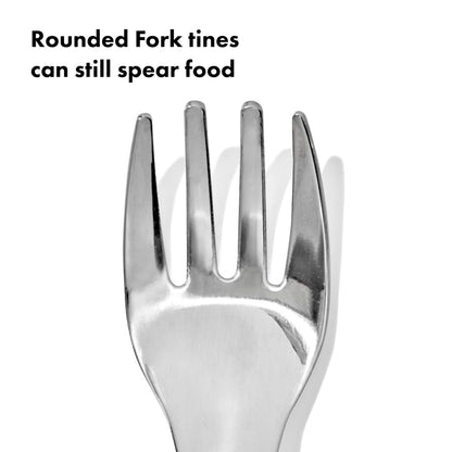 OXO Tot On-The-Go Fork and Spoon Set - Dusk