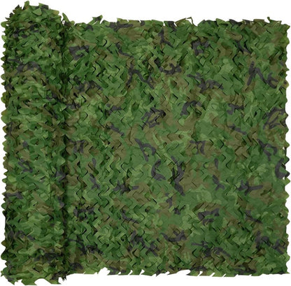 Camo Netting Bulk Roll - Camouflage Ghillie Hunting Blind | Woodland Camo 5x9.8ft for Camping & Decor