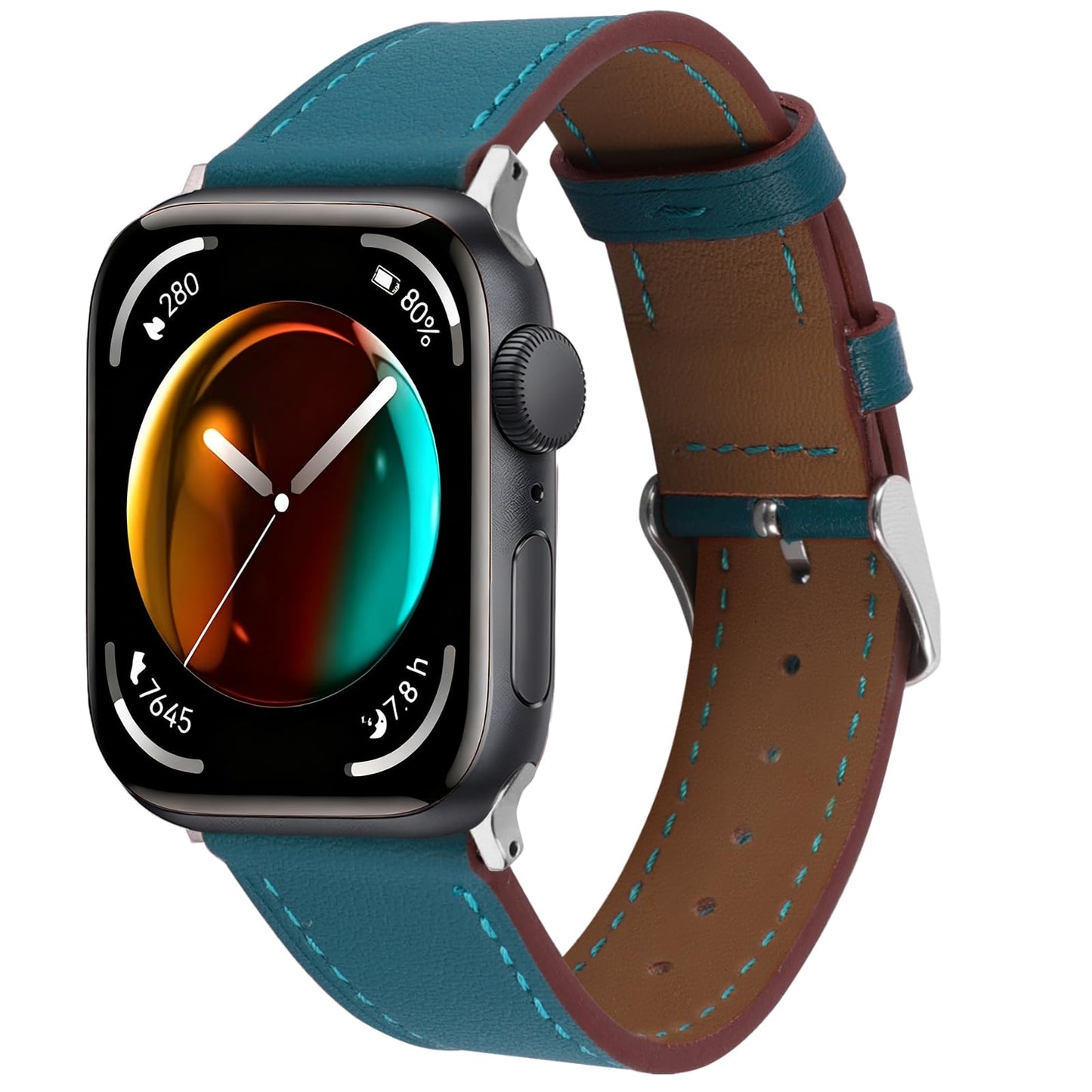 Italy Genuine Leather Bands Women Men Compatible with Apple Watch 38mm 41mm 40mm 42mm 44mm 45mm 46mm 49mm, iWatch Straps Smartwatch Replacement Band for Ultra SE 3/2/1 Series 11 10 9 8 7 6 5 4 3 2 1