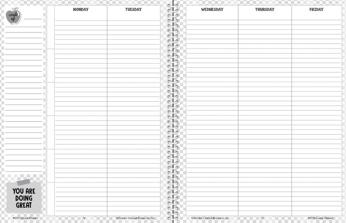 Teacher Created Resources Cool for School Teacher Plan Book (TCR9329)