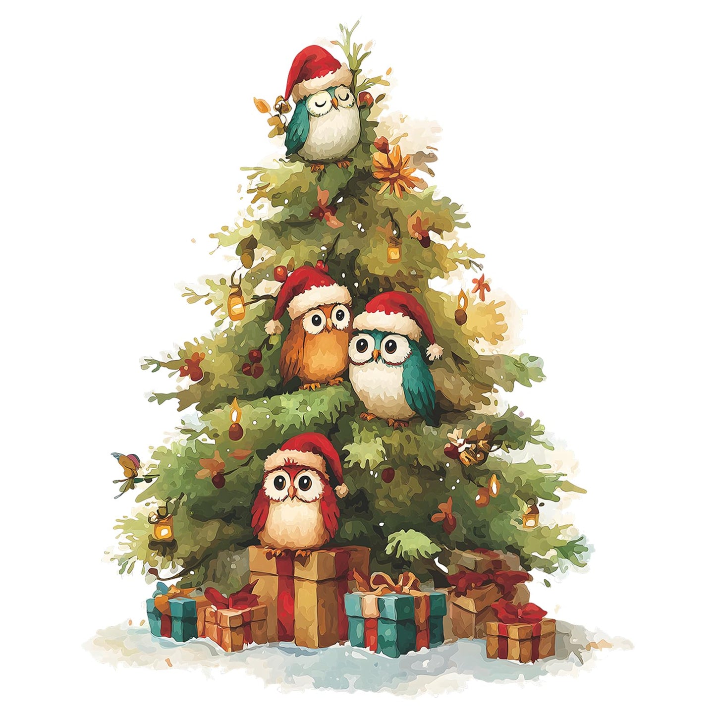 MeyRolizn Merry Christmas Tree Wall Decal Christmas Cute Window Clings Wall Decals Peel and Stick Christmas Decor Wall Stickers for Winter Room Kitchen Bathroom Party Holiday Decoration