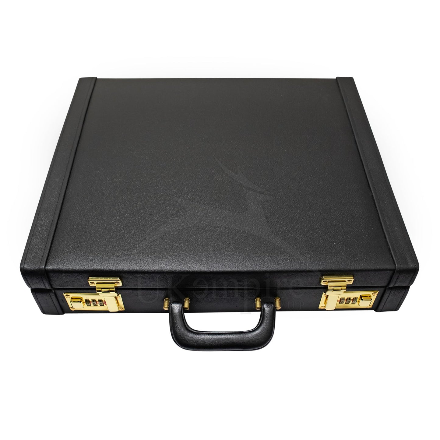 Premium Masonic Regalia MM/WM Apron Hard Case Briefcase, Black Leather – Freemason Bags & Cases (Real Leather)