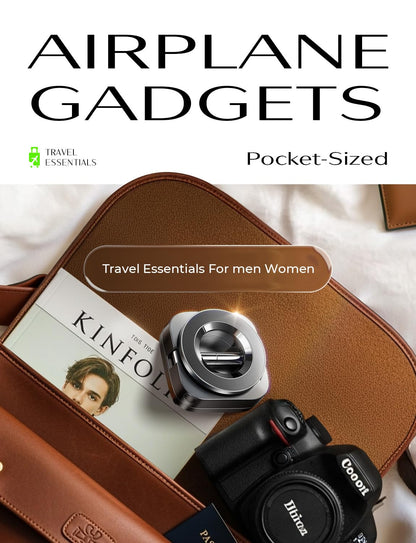 LISEN Gift for Women Her Best Airplane Gadgets Travel Essentials Phone Holder Travel Magsafe Accessories for iPhone 17 Long Flight Must Have Mini Europe Vacation Essentials Women Cruise Essentials
