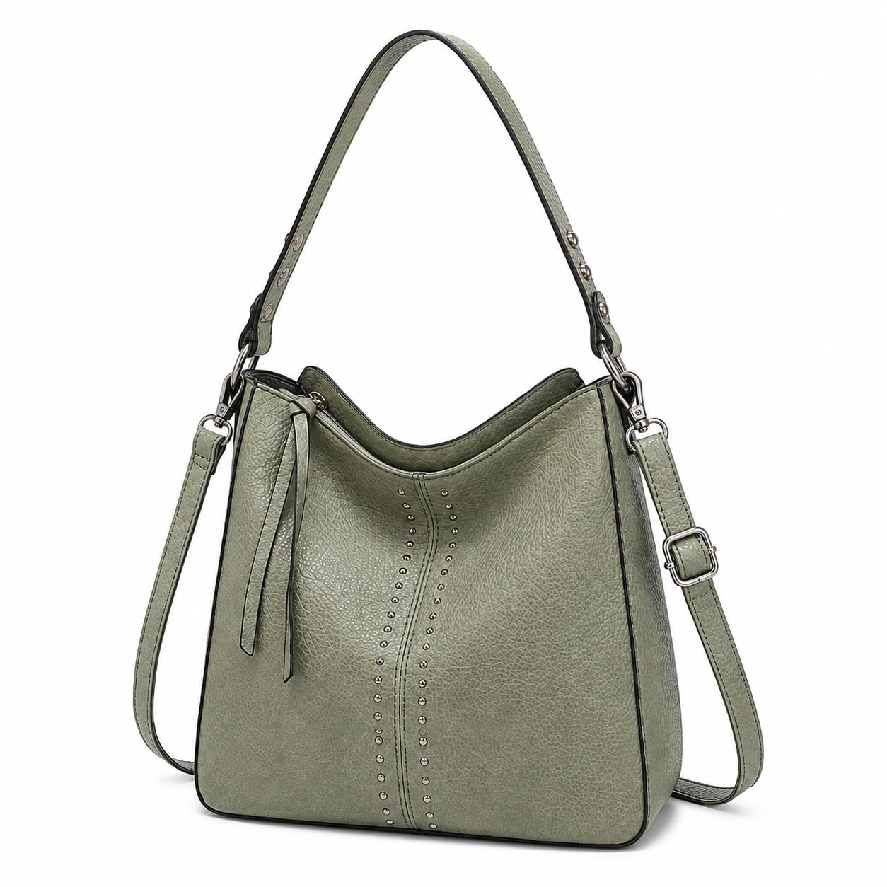 Montana West Hobo Bag for Women Designer Ladies Bucket Totes Purse Handbags Chic Shoulder Bag,MWC-HB-128-GN