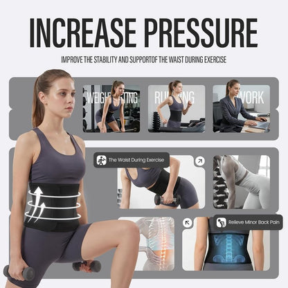 Waist Trainer for Women & Men | Sweat Band for Effective Stomach Weight Loss - Adjustable Trimmer Belt