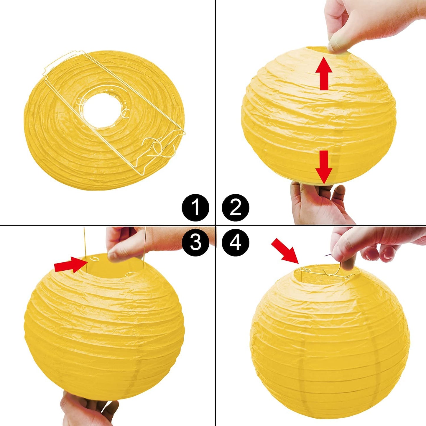 PheiLa 12 Pcs Fall Paper Lanterns Thanksgiving Decorations Yellow Orange and Brown Paper Lanterns Autumn Decorative Round Hanging Party Decorations Harvest Theme Party Supplies